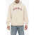 AXEL ARIGATO Cotton University Hoodie With Maxi Embroidery Beige