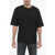 Department Five Solid Color Crew-Neck Cotton Folli T-Shirt Black