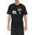 WESTFALL Front Printed Crew-Neck T-Shirt Black