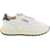 AUTRY Low-Cut Nylon And Leather Reelwind Sneakers WHITE