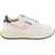 AUTRY Low-Cut Nylon And Leather Reelwind Sneakers WHITE POW
