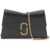Marc Jacobs The Mini Shoulder Bag With St. Marc Chain Wallet BLACK
