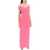 SOLACE LONDON Maxi Dress Ines With ULTRA PINK