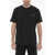 Raf Simons Fred Perry Cotton Crew-Neck T-Shirt With Print On Teh Sleeve Black