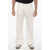 BLUEMARBLE Solid Color Lightweight Cotton Cargo Pants White