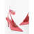 THE ATTICO Leather Venus Lace-Up Pumps Heel 11.5Cm Pink