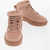 Stella McCartney Vegan Leather S-Wave High-Top Sneakers Pink