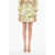 ALEMAIS Floral Patterned Linen Eden Flared Skirt Multicolor