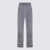 Burberry BURBERRY WHITE AND BLACK WOOL PANTS MONOCHROME IP PTTN