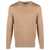 Michael Kors Michael Kors Core Merino Crew Neck Sweater Clothing BROWN