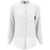 Fay FAY Linen shirt with Mandarin collar WHITE