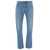 Jacob Cohen Light Blue Slim Jeans In Cotton Man BLUE