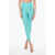 THE ANDAMANE High-Waisted Holly Leggings With Crystal Application Light Blue