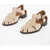 HEREU Round-Toe Leather Pesca Fisherman Sandals With Cut-Out Detai Beige