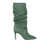Via Roma 15 Green curled boots Green