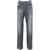 Jucca Silk trousers with denim print Grey
