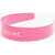 Céline Solid Color Hairband With Contrasting Logo Pink