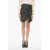 Isabel Marant Sequin Gissolya Skirt With Draped Detailing Black