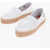 Moschino Love Leather Espadrilles With Laser-Cut Details White