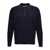Brunello Cucinelli Knitted polo shirt Blue
