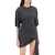 CHRISTOPHER ESBER Top With Side Draping Detail CHARCOAL