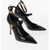 Valentino Garavani Pointed Patent Leather Sandals Heel 10 Cm Black
