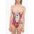 Dolce & Gabbana Floral Patterned Giardino Swimsuit Multicolor