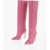 Paris Texas Croco Effect Leather Stiletto Heel Boot 10Cm Pink