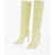 Paris Texas Crocodile Effect Leather Boots With Stiletto Heel 11Cm Yellow