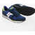 Saucony Originals Nylon And Suede Dxn Trainer Low-Top Sneakers Blue