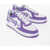 ENTERPRISE JAPAN Two-Tone Leather Low Top Sneakers With Ej Rocket Logo White