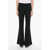 Moschino Boutique Single-Pleated Bootcut Pants With Side Zip Black