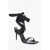 BRUNO FRISONI Leather The Ring Sandals With Bow Heel 10.5Cm Black