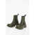 XOCOI Rubber Chelsea Boots With Heel 7Cm Green