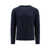 Fendi Fendi Cotton Blend Crew-Neck Sweater BLUE