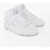 New Balance Solid Color Leather High-Top Sneakers White