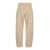 Pinko Beige Cargo Pants with Multiple Pockets in Cotton Woman PINK
