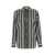 Fendi FENDI Silk striped shirt BLACK