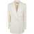 Tom Ford TOM FORD WOOL AND SILK BLEND TWILL DOUBLE BREASTED JACKET CLOTHING WHITE