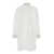 forte_forte White Maxi Shirt with Pearls Decoration in Cotton Woman WHITE