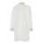 forte_forte White Maxi Shirt With Pearls Decoration In Cotton Woman WHITE