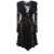 Philosophy Philosophy Di Lorenzo Serafini Dress Philosophy "Devoré" Black