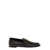Dolce & Gabbana Black Loafers With Interlocking Dg Logo Placque In Leather Man BLACK