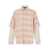 AMIRI Pink and White Shirt with  Double-Layer Sleeves in Cotton Blend Man PINK