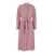 MAISON KITSUNÉ Pink Long Chemisier Dress in Techno Fabric Woman PINK