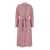 MAISON KITSUNÉ Pink Long Chemisier Dress In Techno Fabric Woman PINK