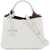 TOD'S Leather Handbag BIANCO CALCE BORDEAUX SC