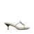 Tory Burch TORY BURCH PAVE GEO BOMBE MILLER LOW HEEL SANDAL SHOES GREY