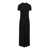 TOTÊME Black Crewneck Fluid Maxi Dress in Viscose Woman BLACK