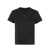 Alexander Wang ALEXANDER WANG ESSENTIAL JERSEY SHRUNK TEE WITH PUFF LOGO AND BOUND NECK CLOTHING BLACK